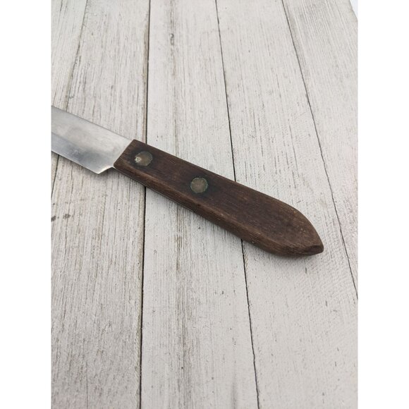 Stainless Steel 8" Blade Slicing Knife 12 1/2" Total Advertising - Picture 2 of 7